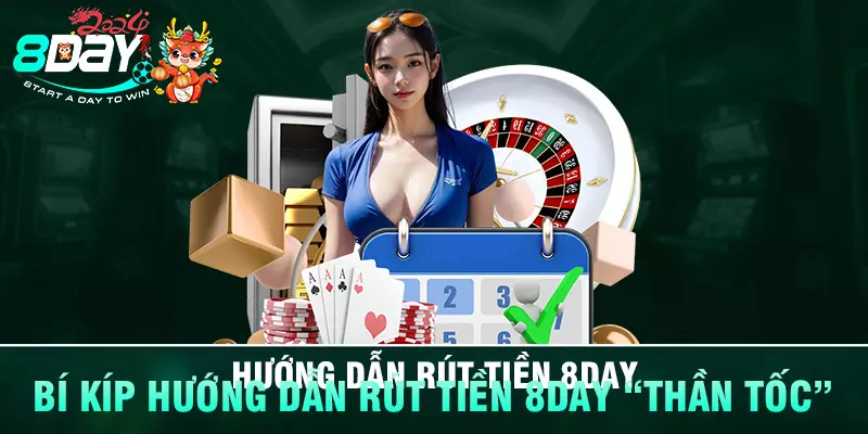 Bí kíp hướng dẫn rút tiền 8DAY “thần tốc”