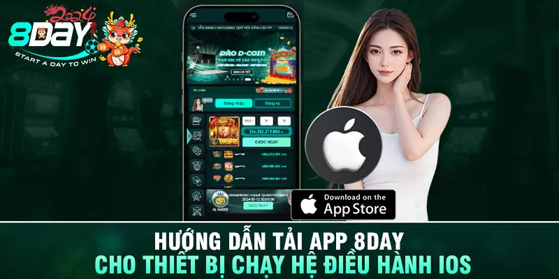  Hướng dẫn tải app 8DAY cho thiết bị chạy hệ điều hành IOS