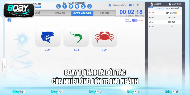 8DAY tự hào là đối tác của nhiều ông lớn trong ngành